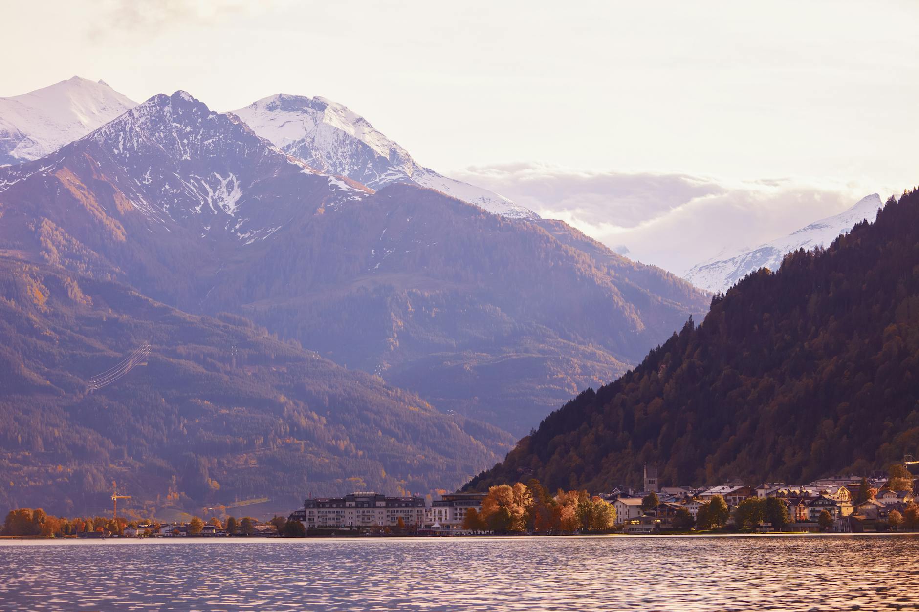 Sonnenuntergang am Wolfgangsee